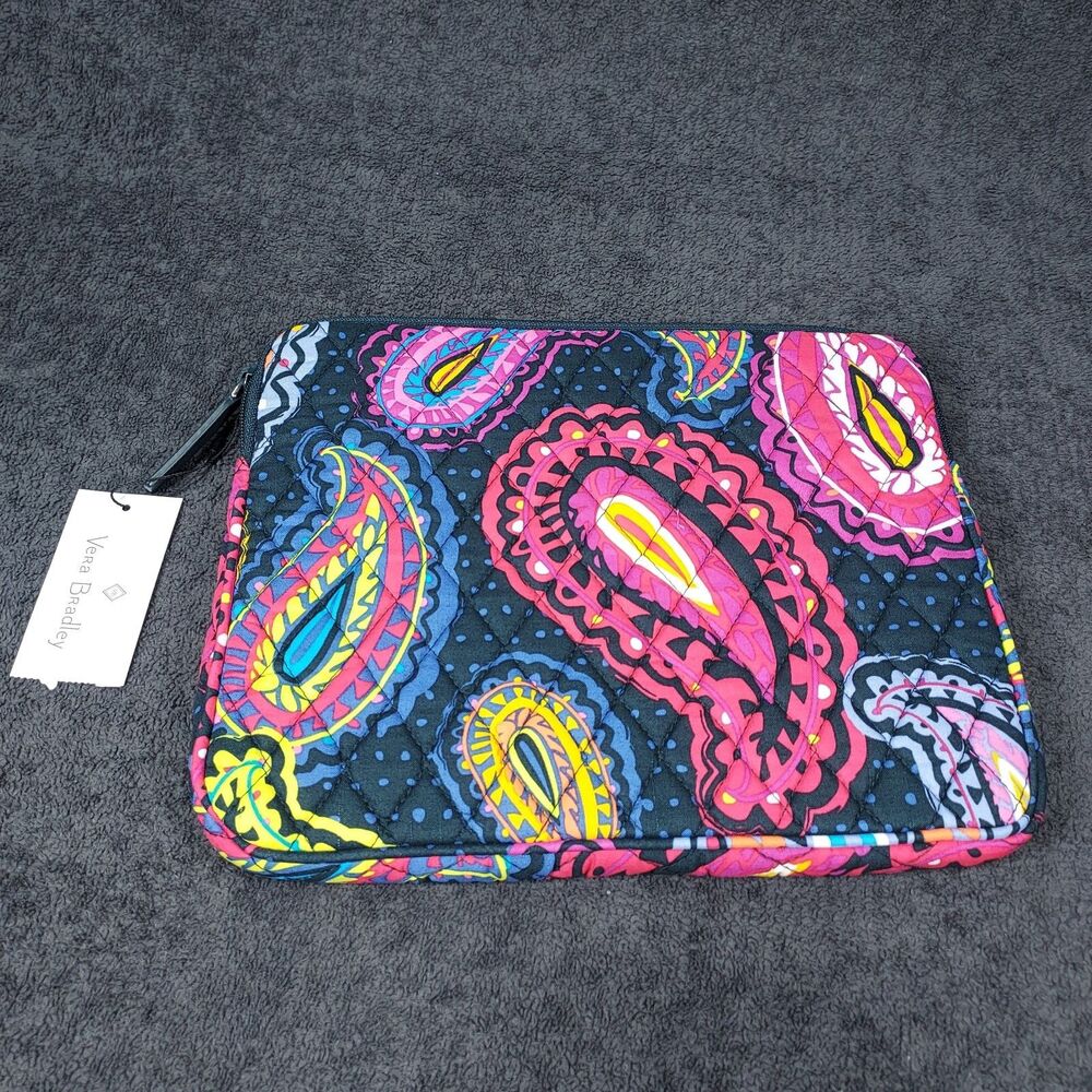 Vera Bradley Tablet Sleeve Twilight Paisley New With Tags Zip Case NWT